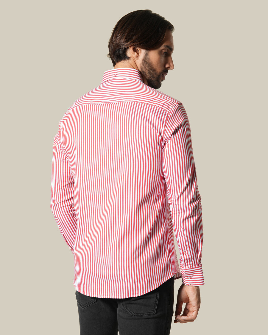 chemise rayée à manches longues