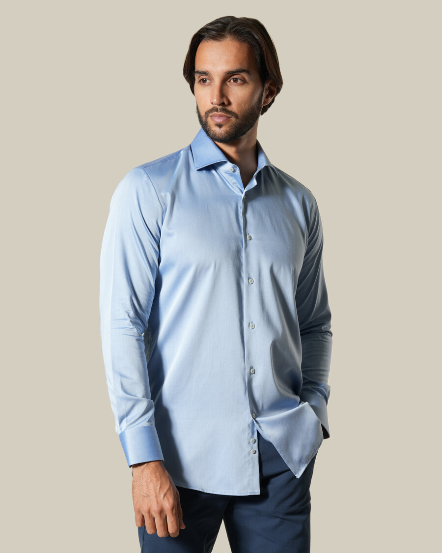 chemise classique en coton à manches longues