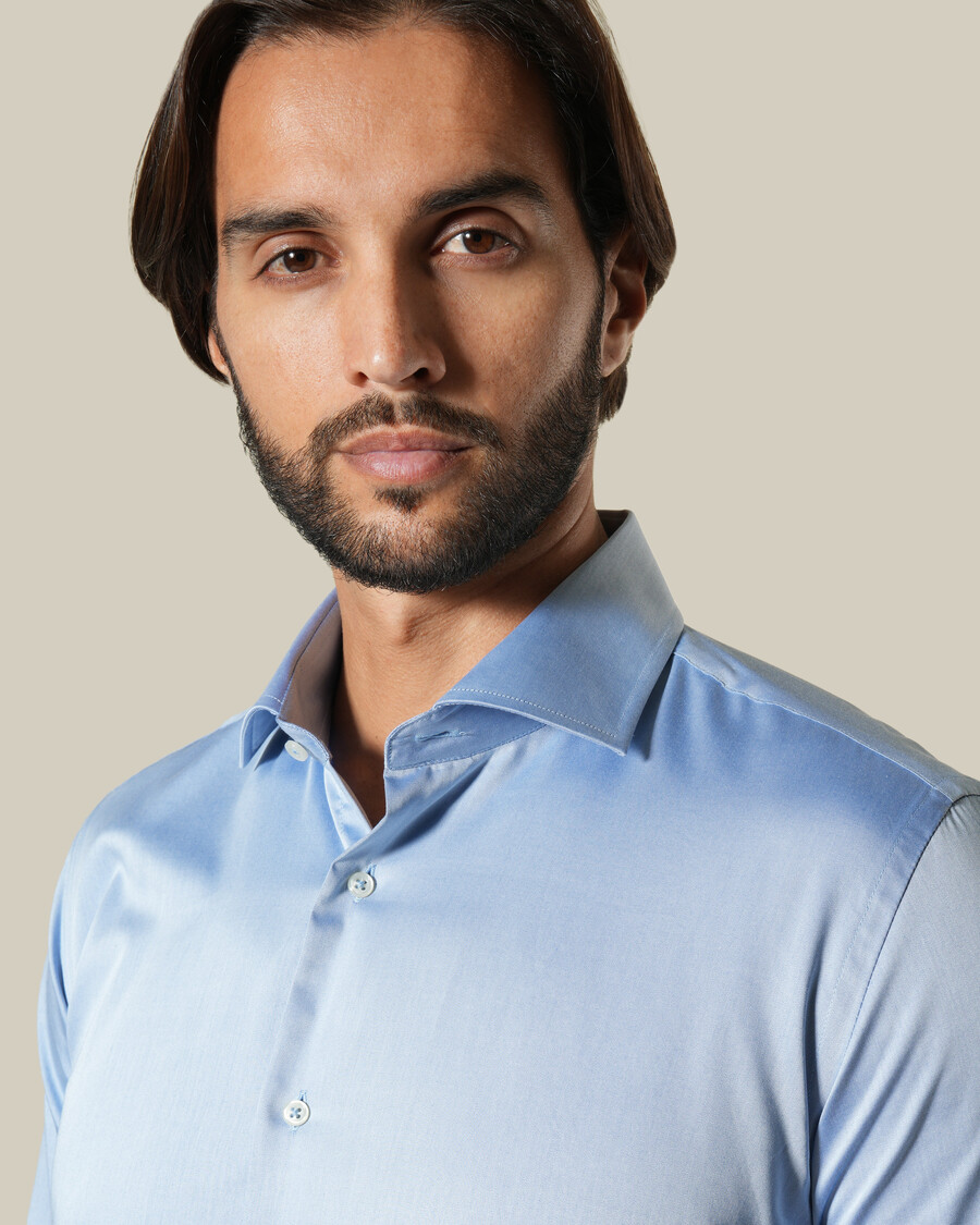 chemise classique en coton à manches longues