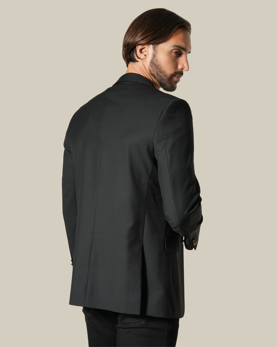veste de costume à simple boutonnage