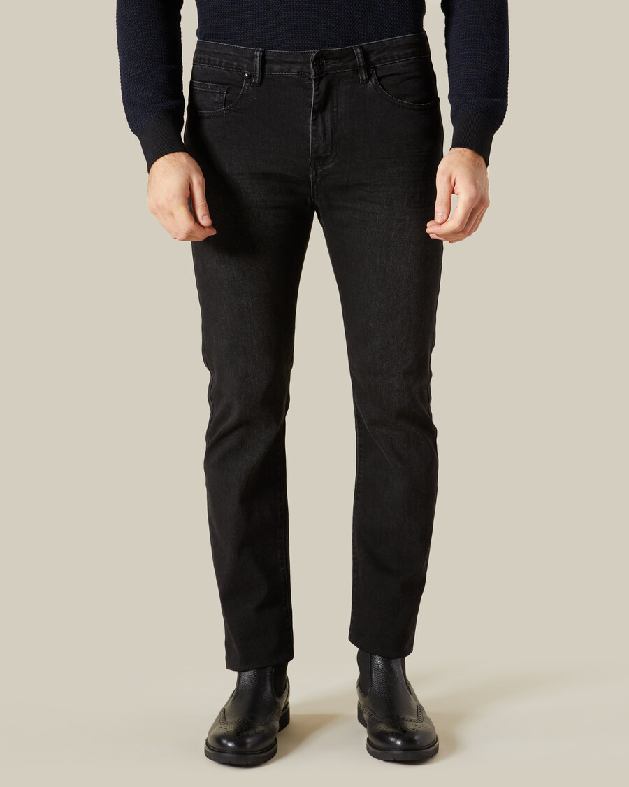 jean en denim coupe régulière
