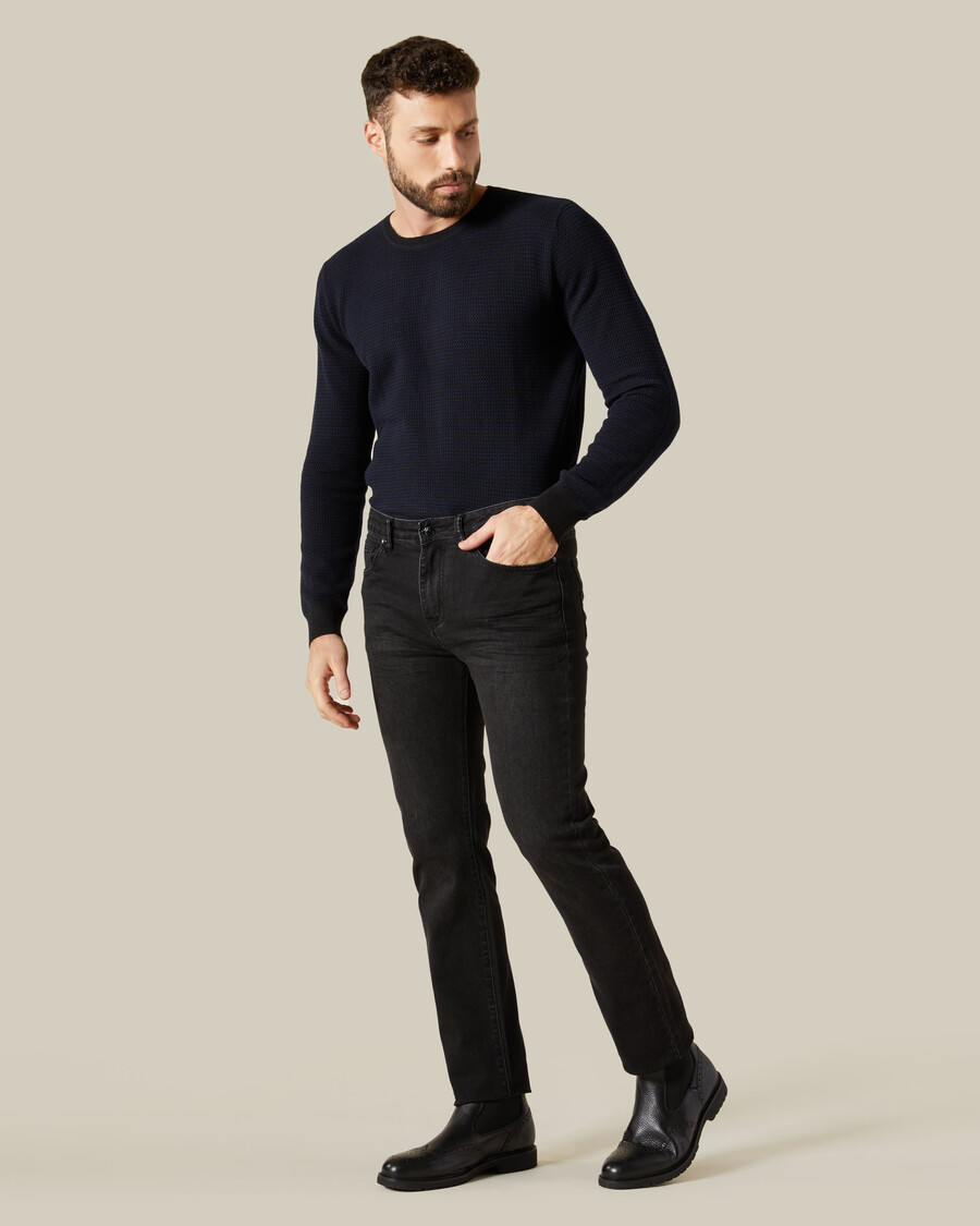 jean en denim coupe régulière