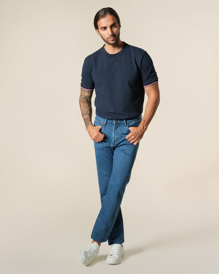 jeans slim en denim