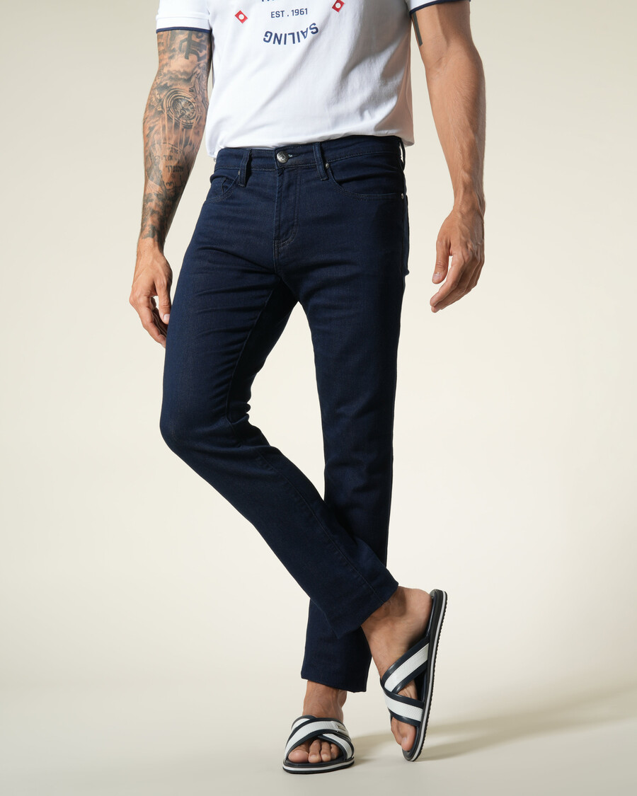 jeans slim en denim
