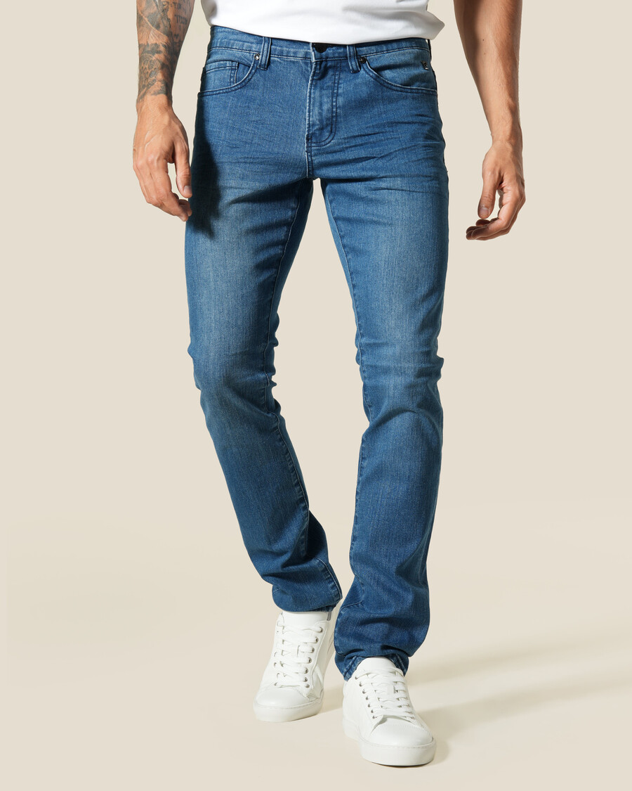 jeans slim en denim