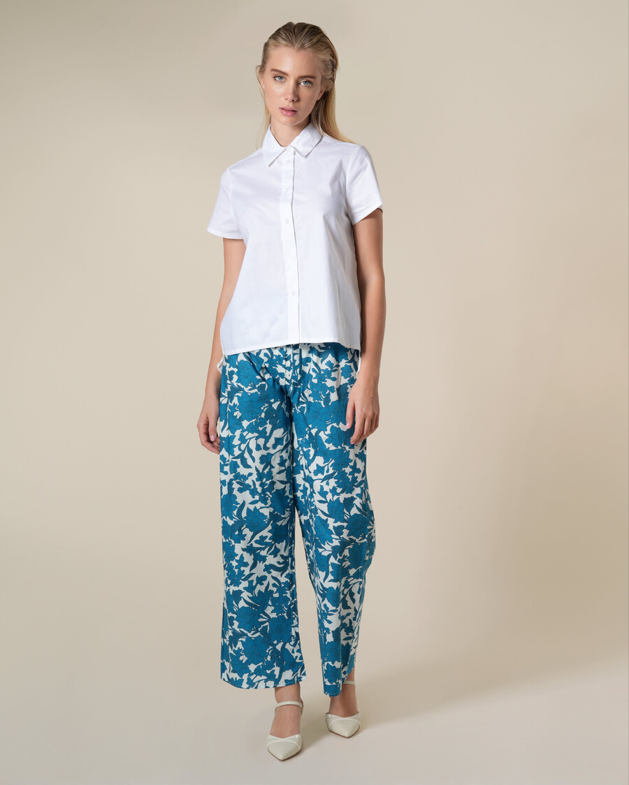 chemise blanche asymétrique