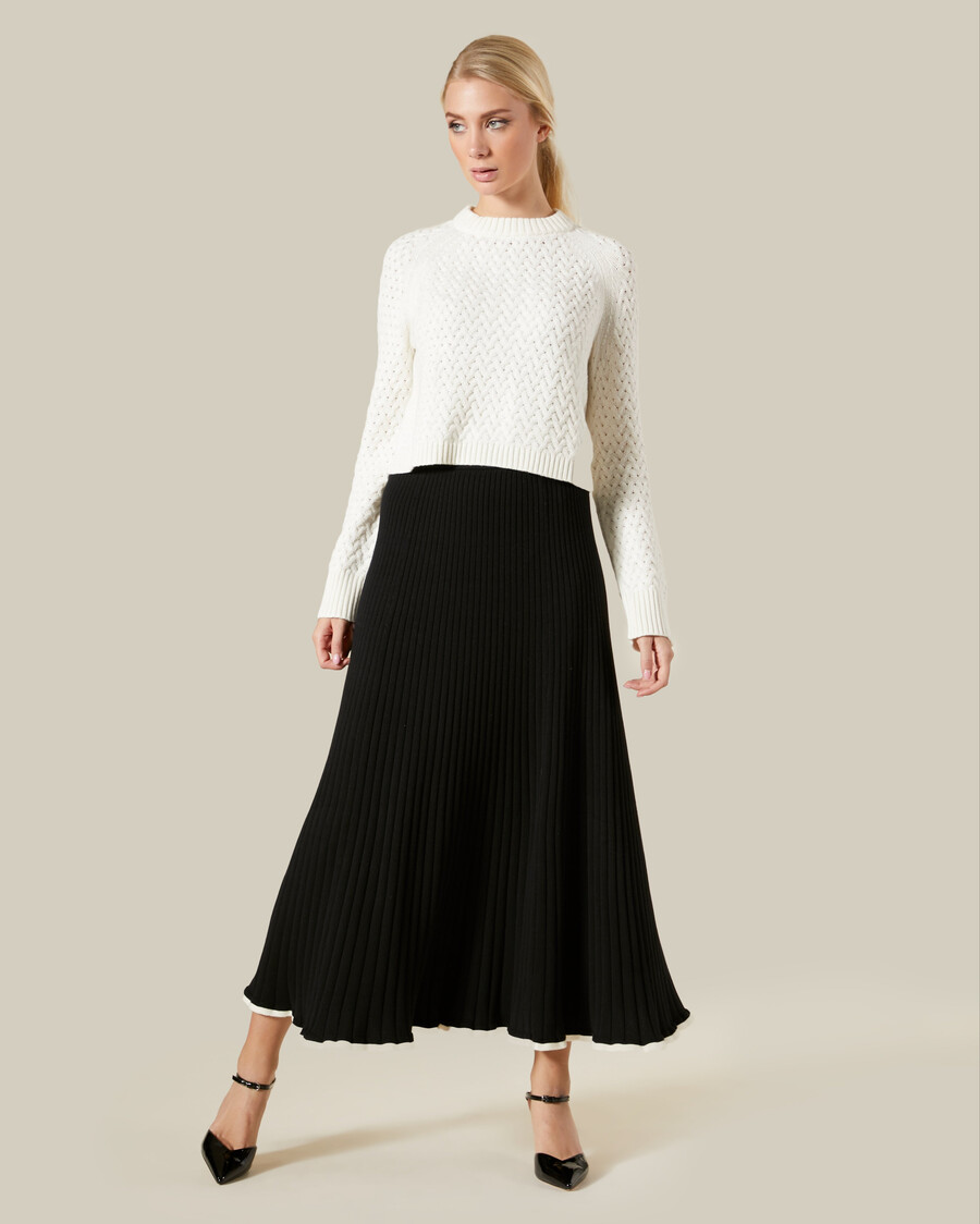 pull court en maille