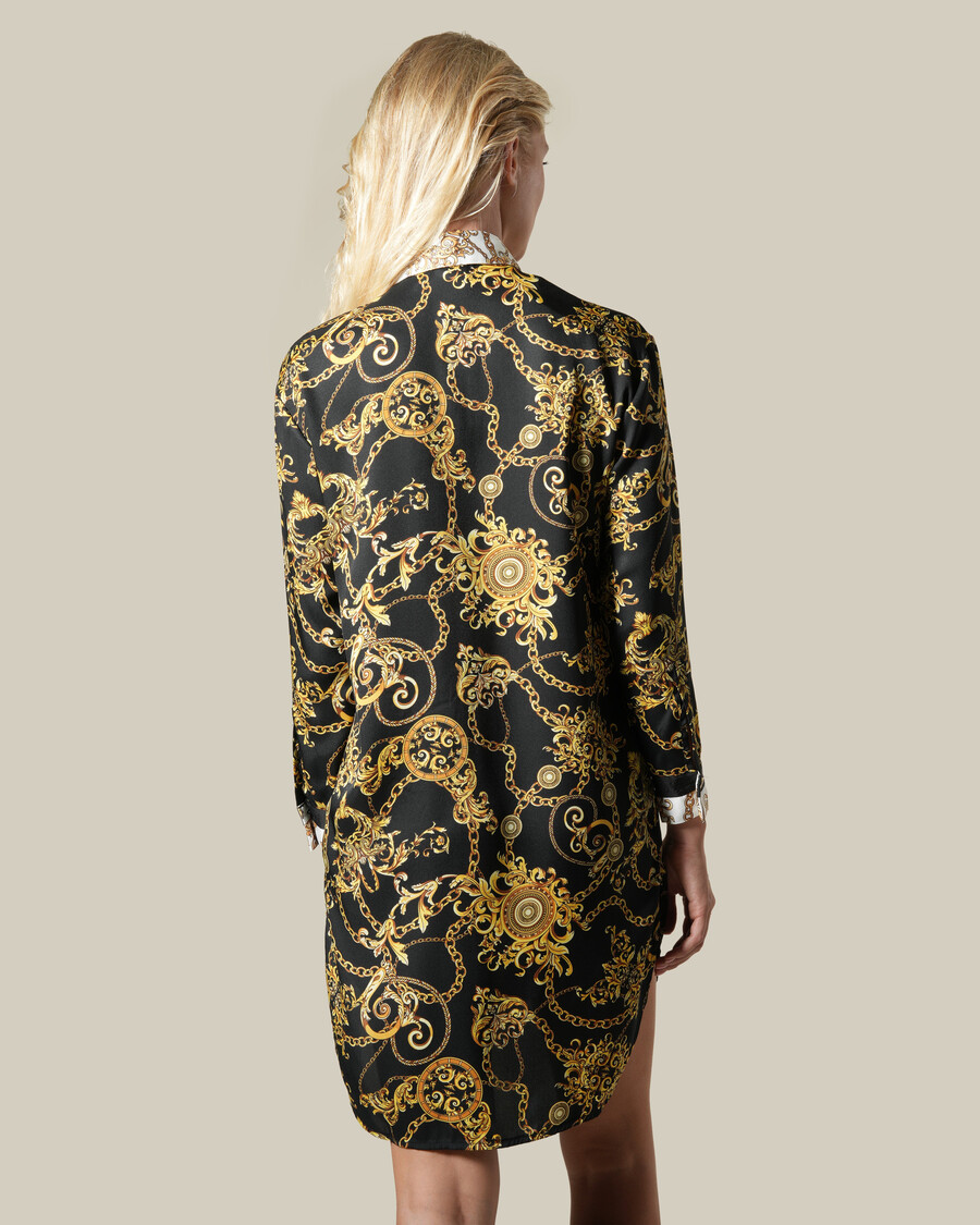 chemise à motif de chaîne baroque
