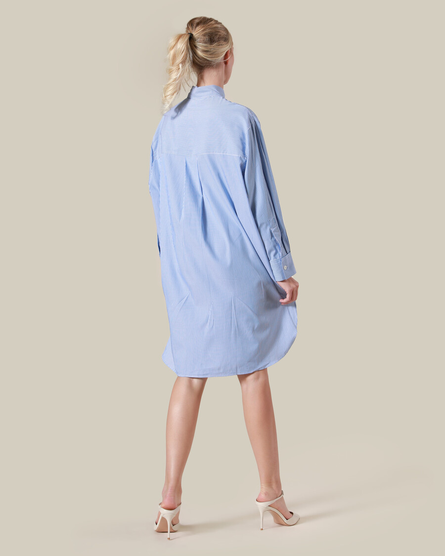 chemise rayée oversize en coton