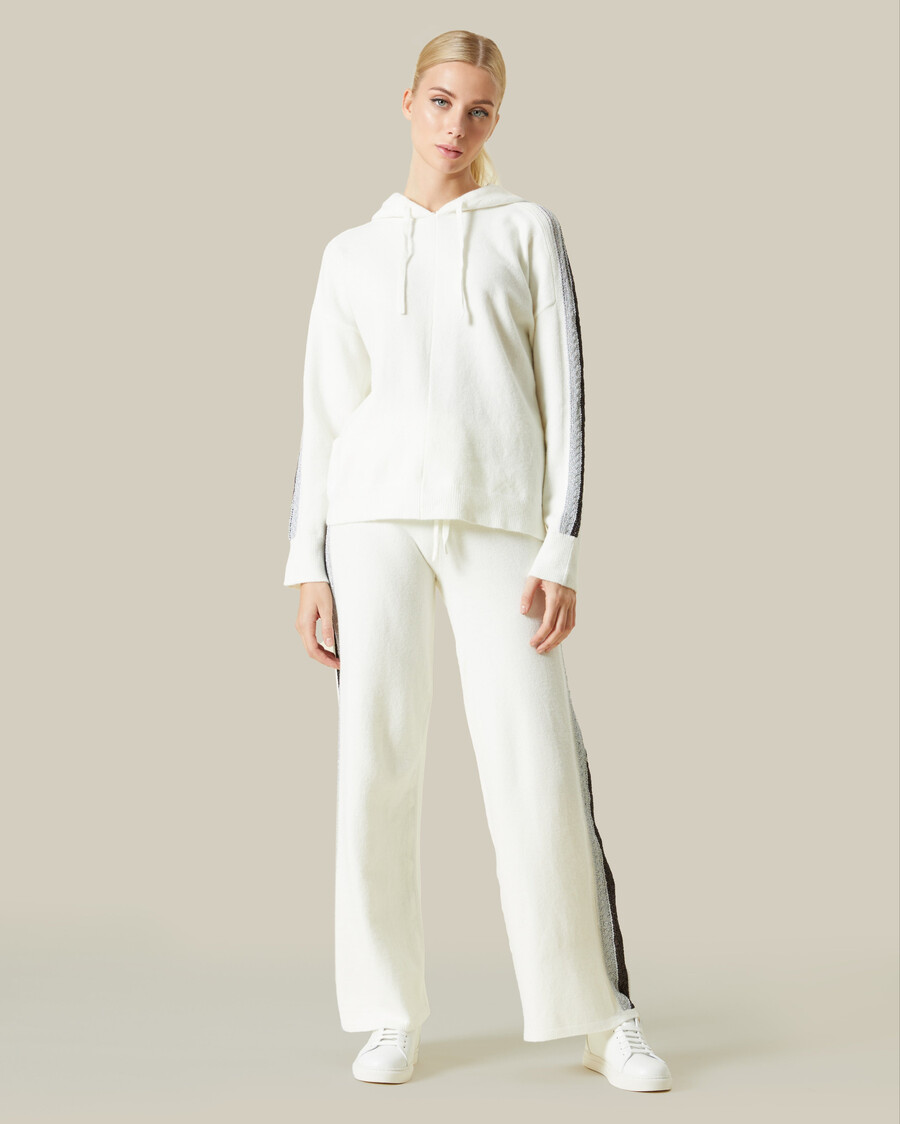 ensemble de survêtement en maille métallisée et à lacets