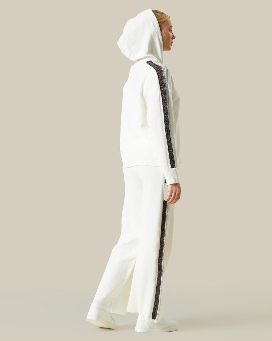 ensemble de survêtement en maille métallisée et à lacets
