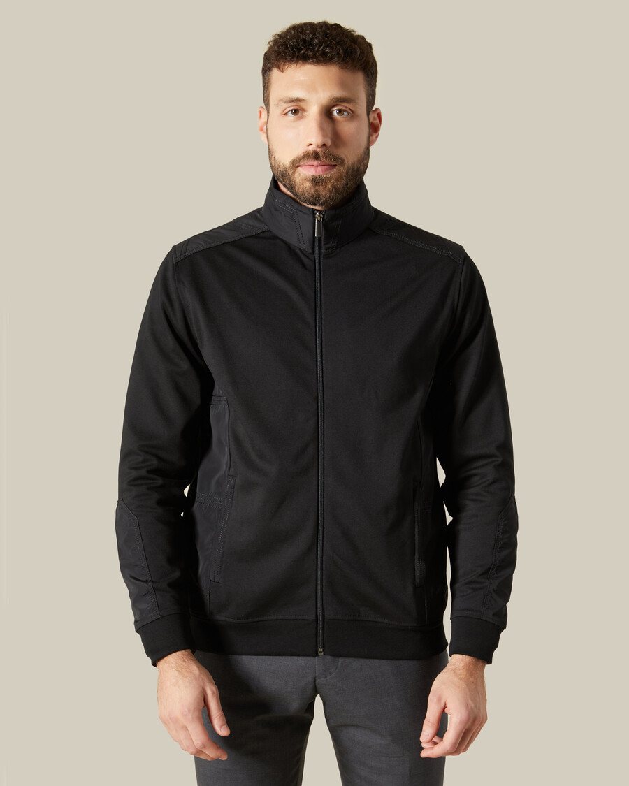 veste à fausses coutures apparentes