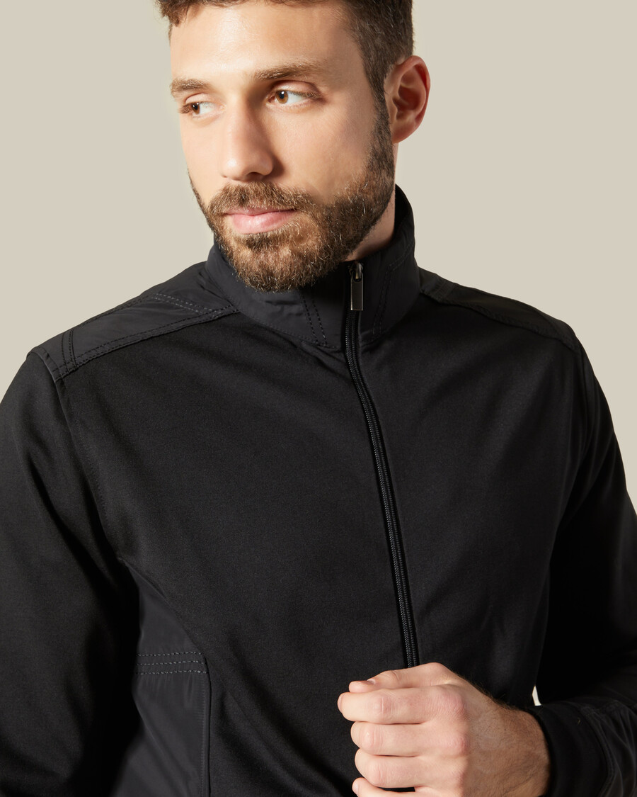 veste à fausses coutures apparentes