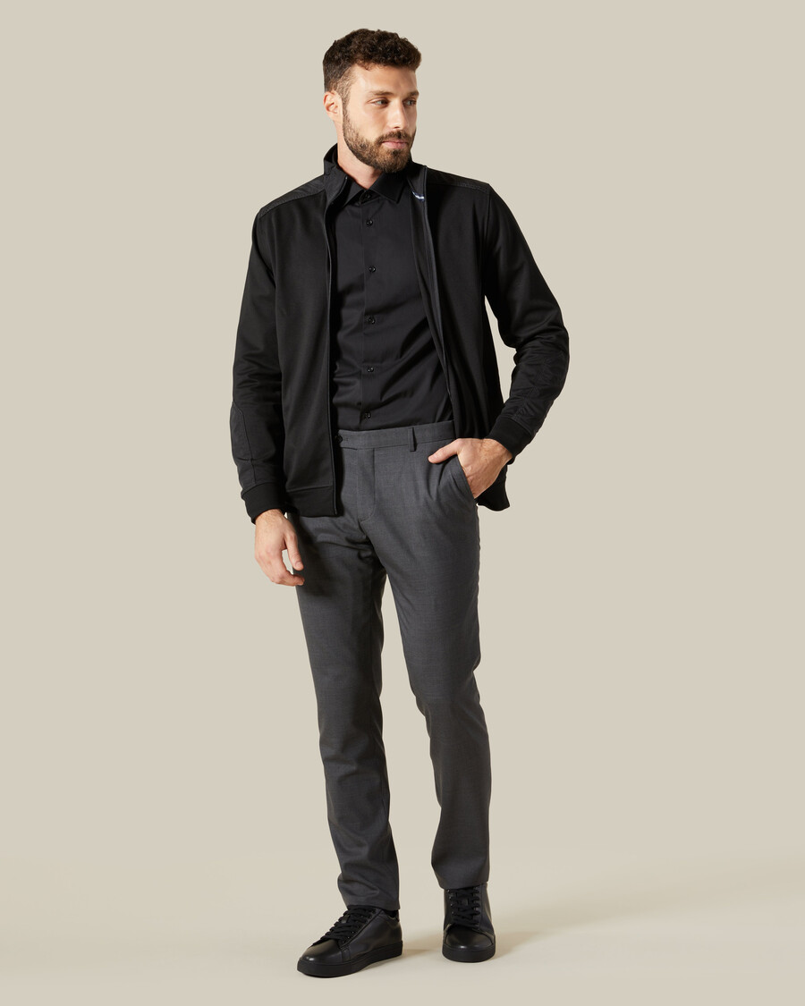 veste à fausses coutures apparentes