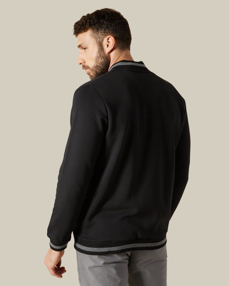 veste zippée monochrome
