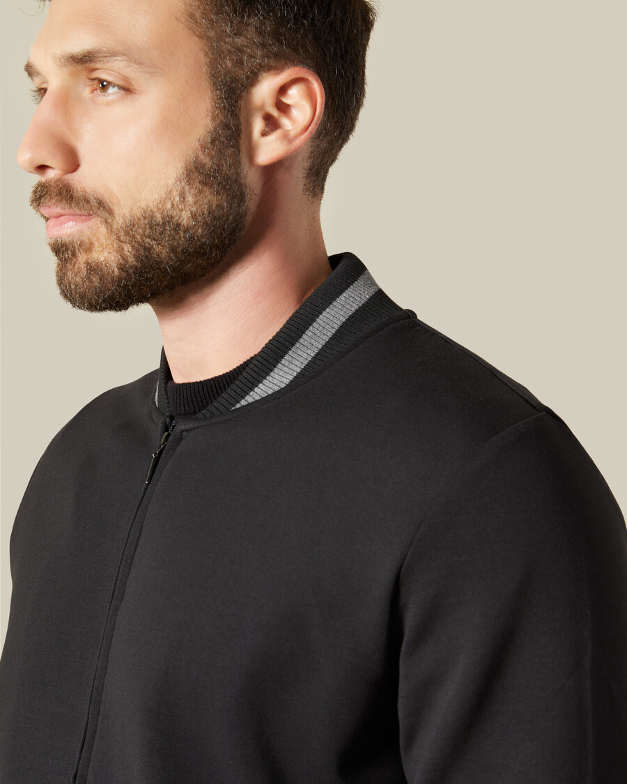 veste zippée monochrome