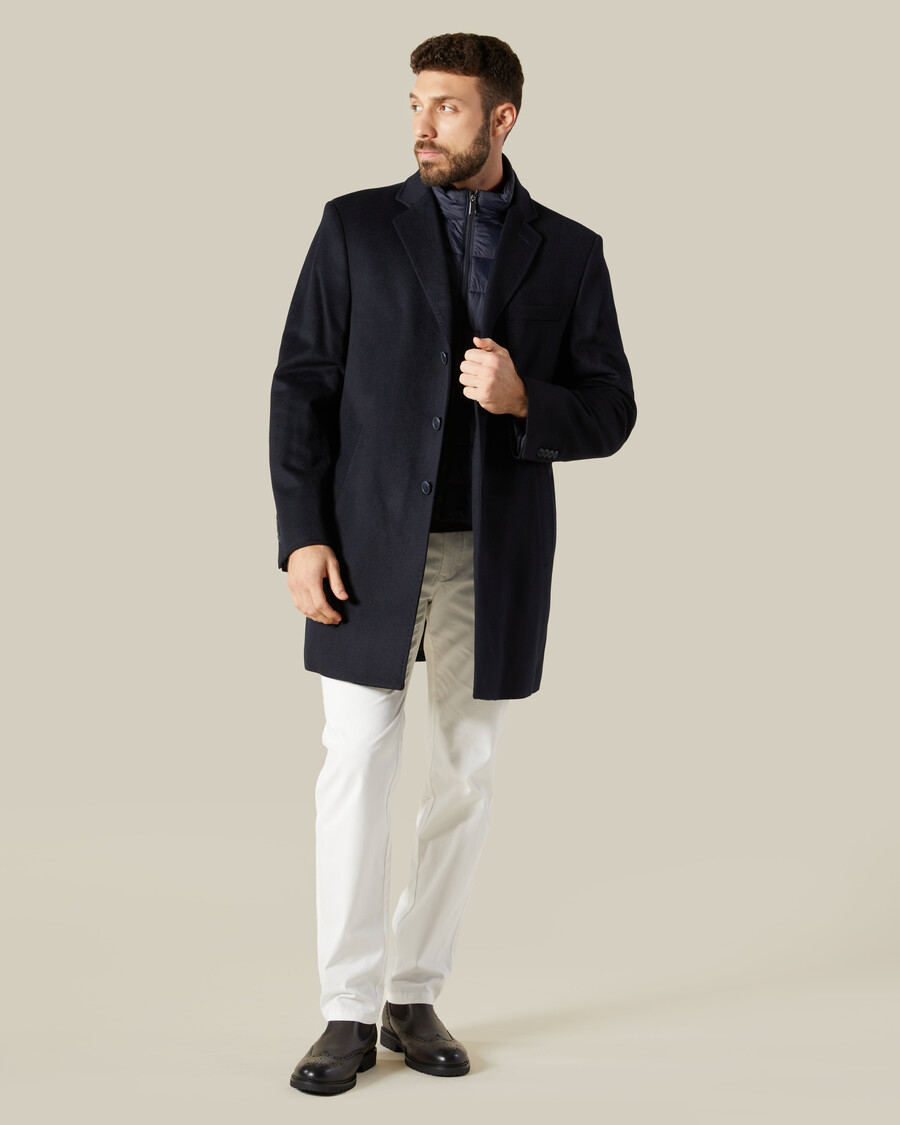 manteau coupe droite