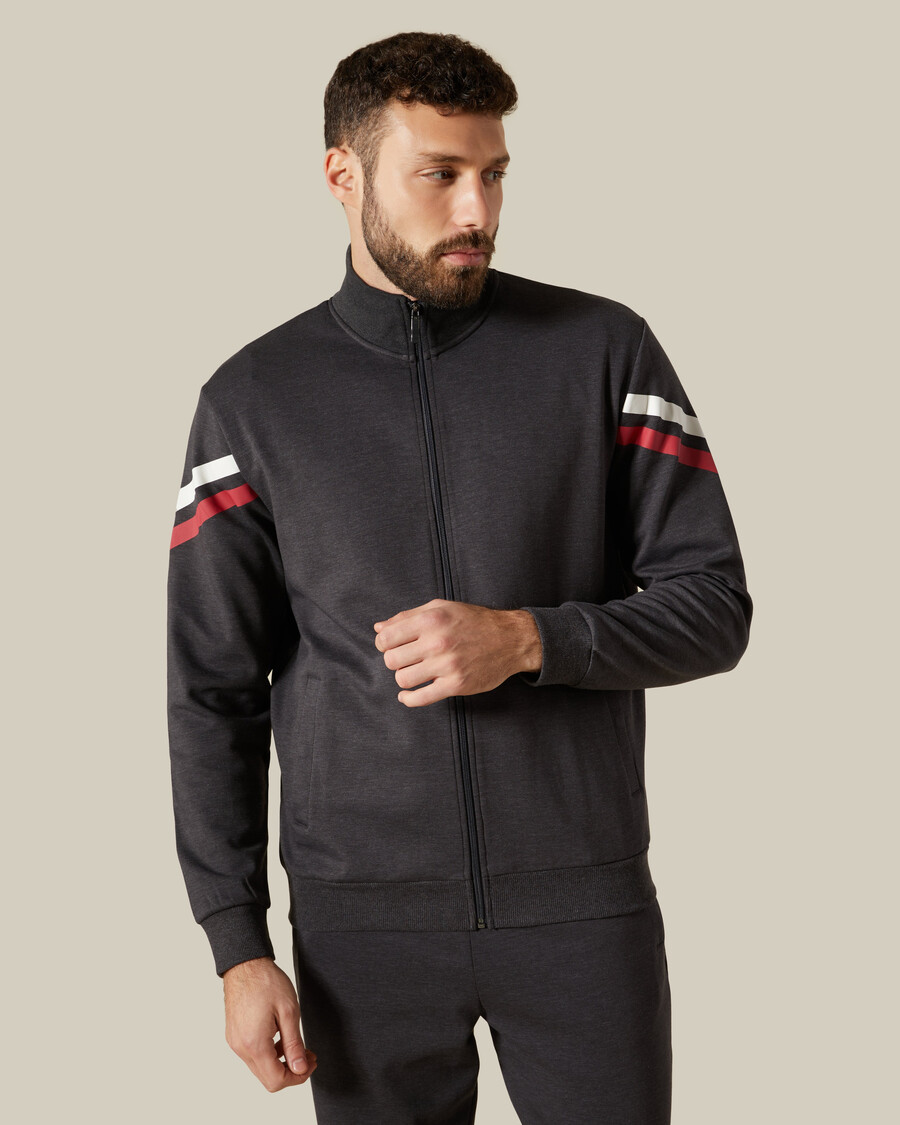 veste de survêtement à deux bandes