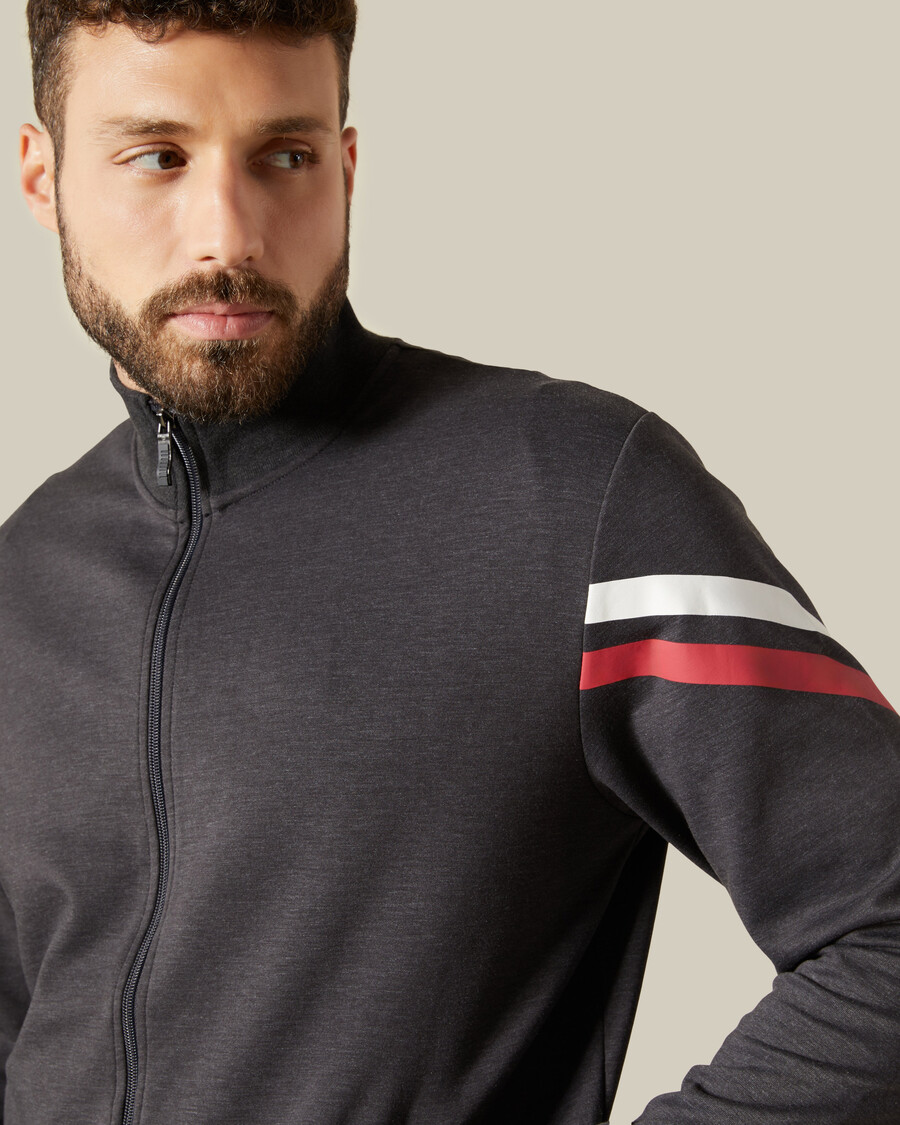 veste de survêtement à deux bandes