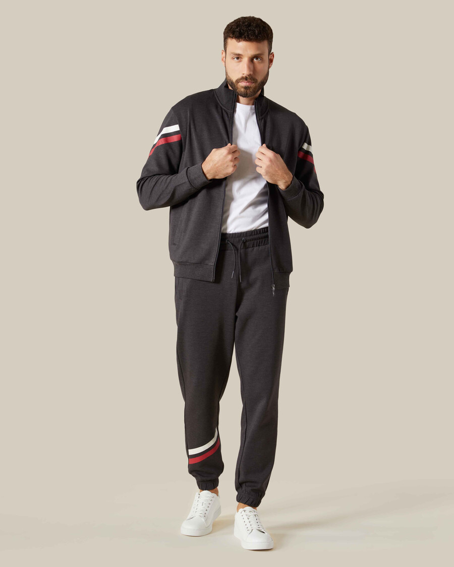 veste de survêtement à deux bandes