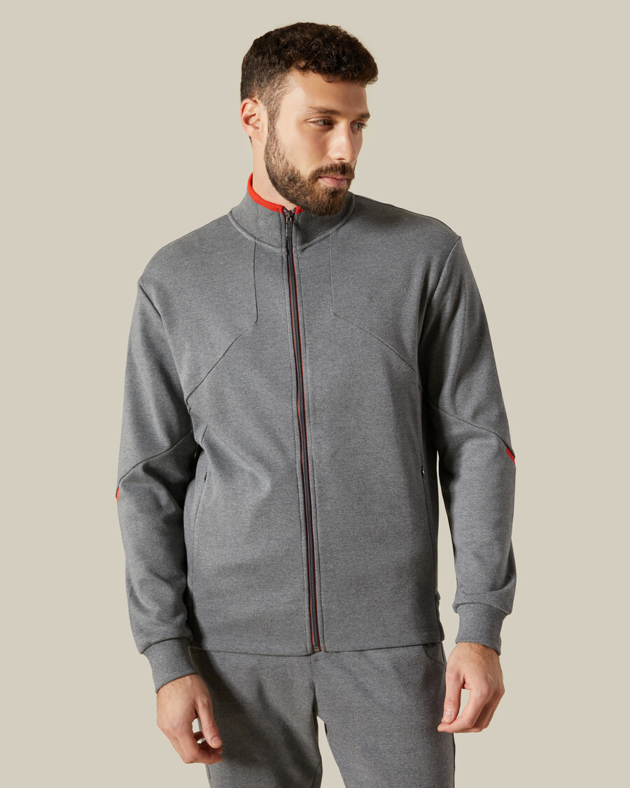 veste de survêtement bicolore