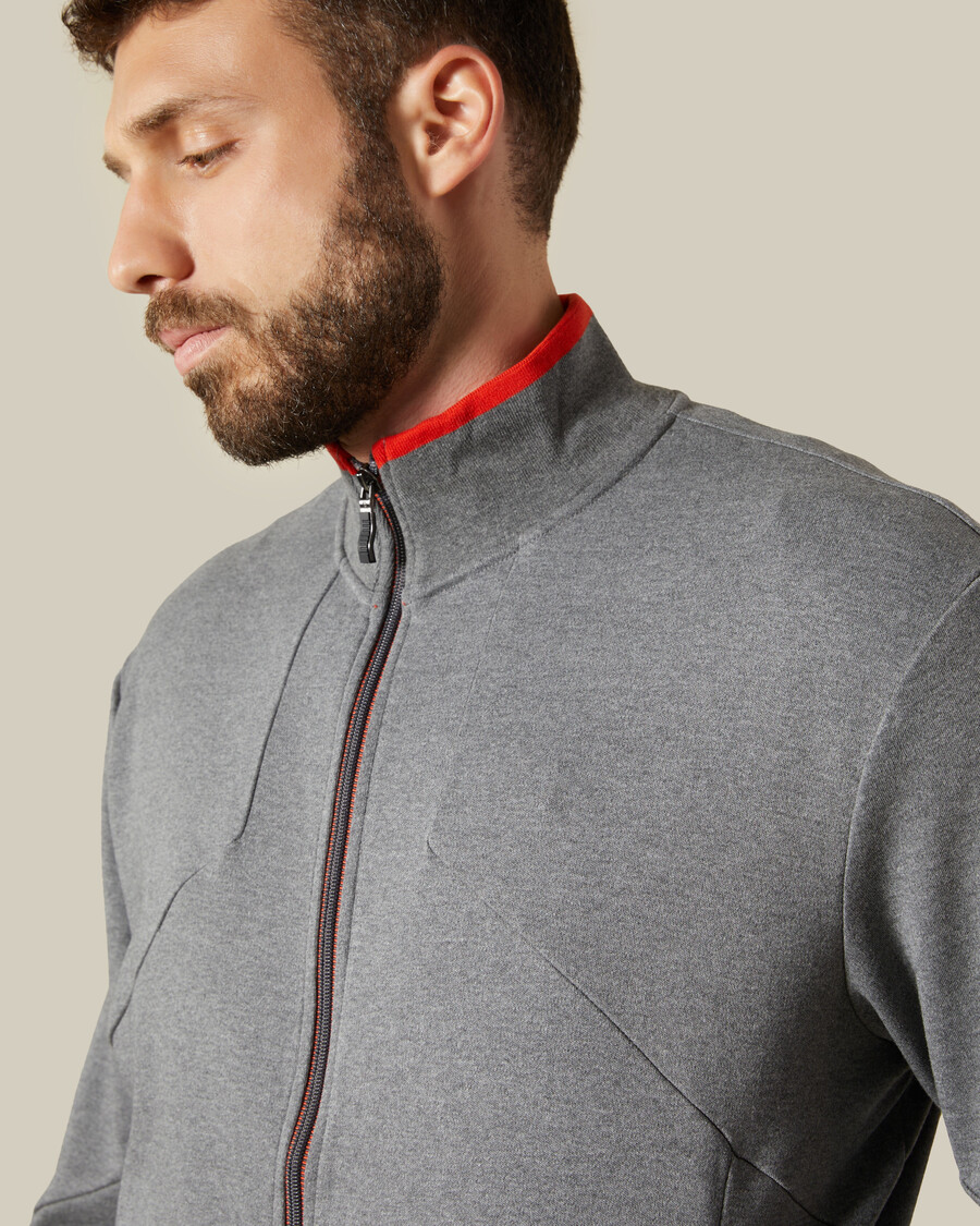 veste de survêtement bicolore