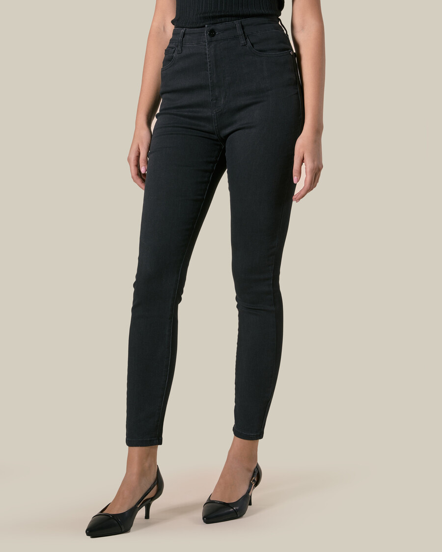 jean skinny taille haute
