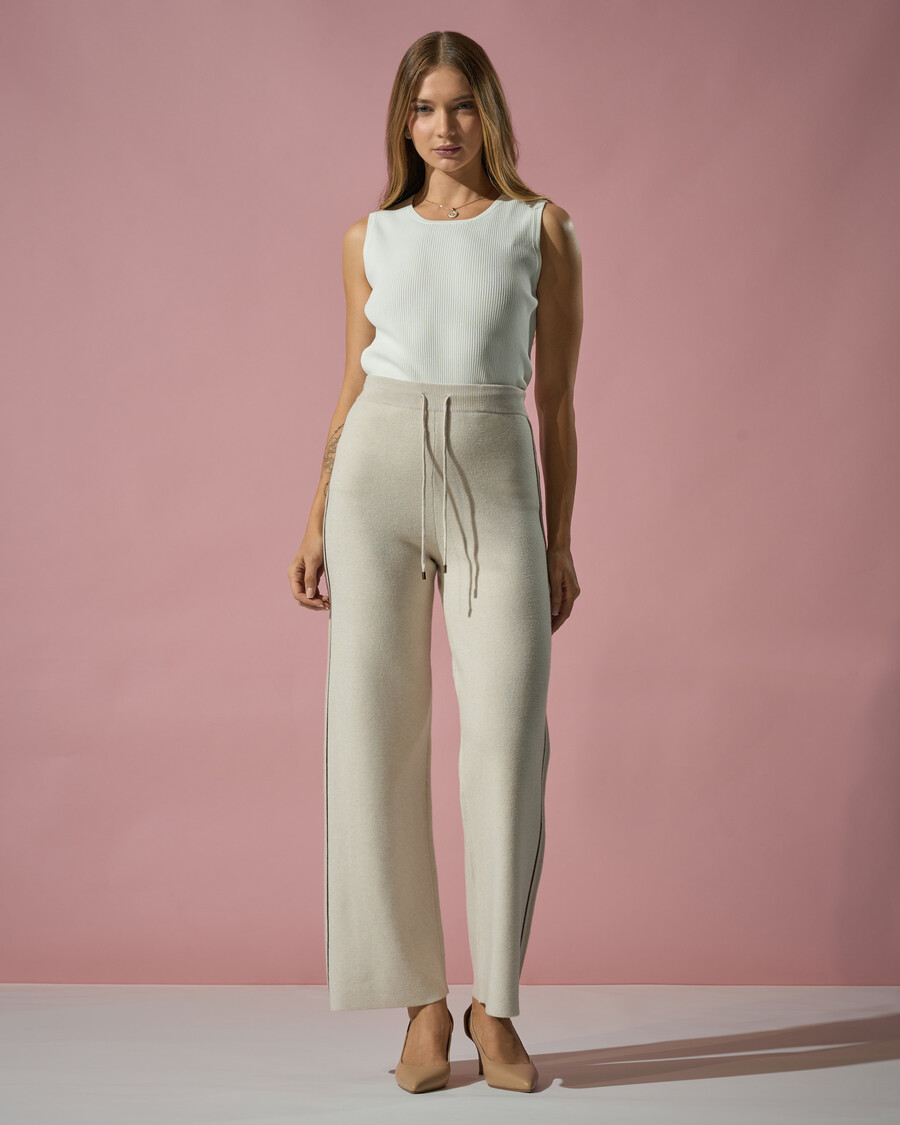 pantalon en maille douce
