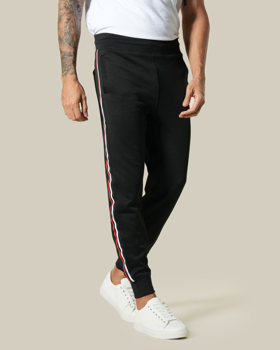 pantalon de survêtement rayé