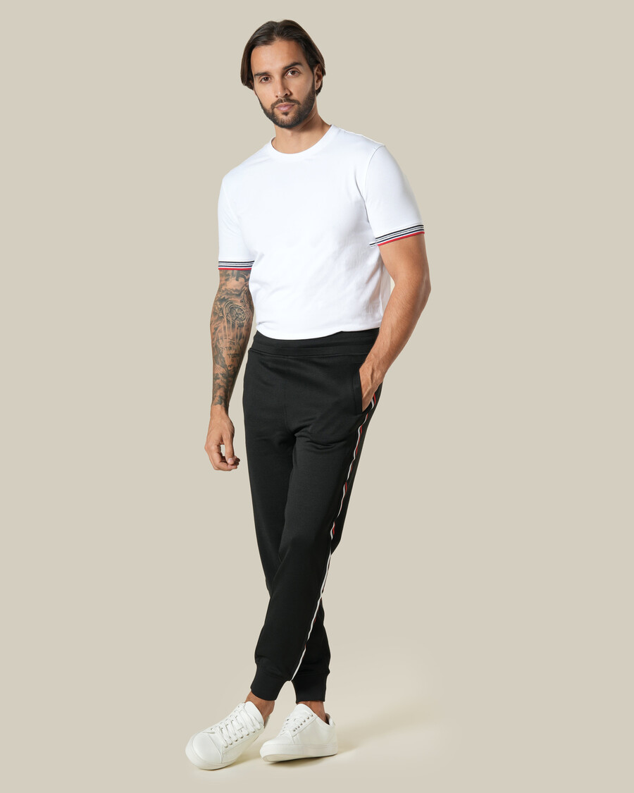 pantalon de survêtement rayé