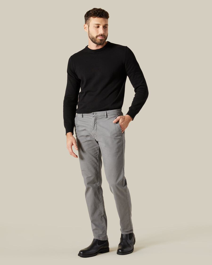 pantalon légèrement teint