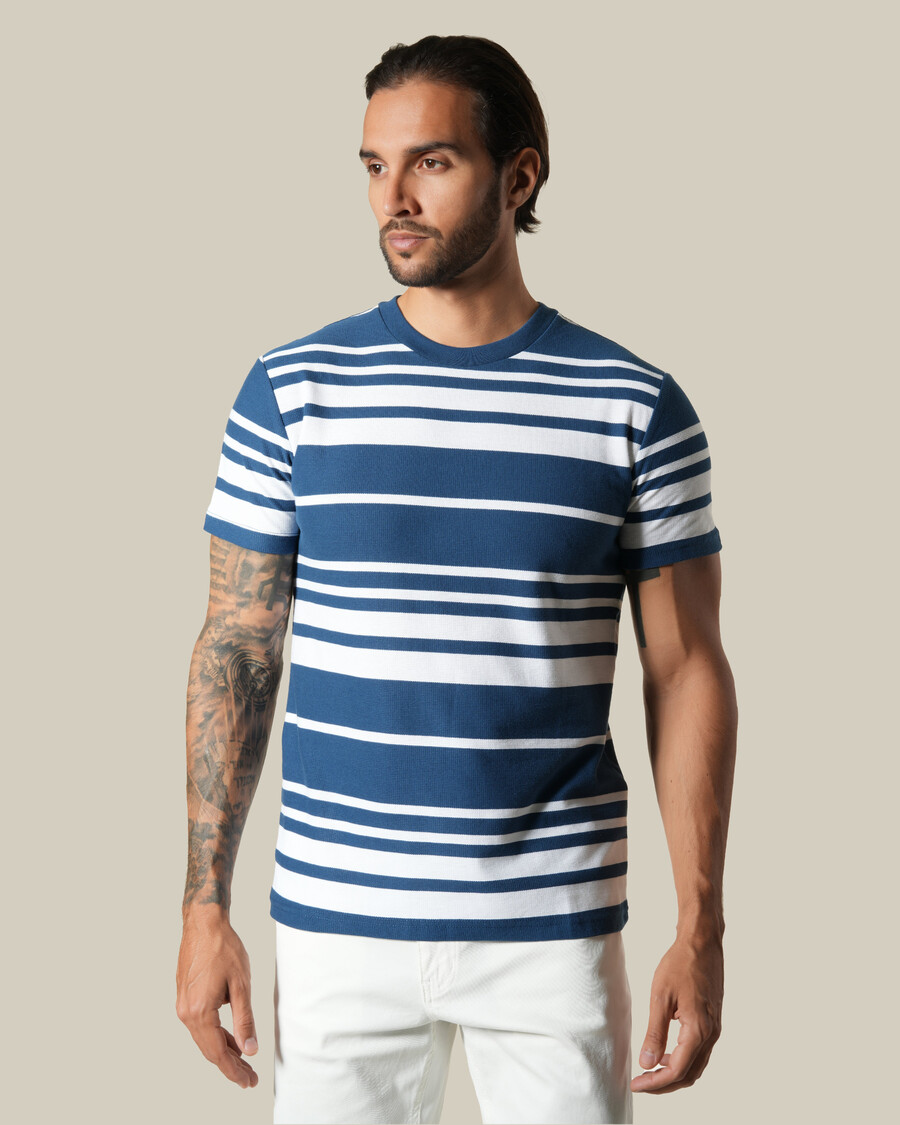 t-shirt rayé en coton