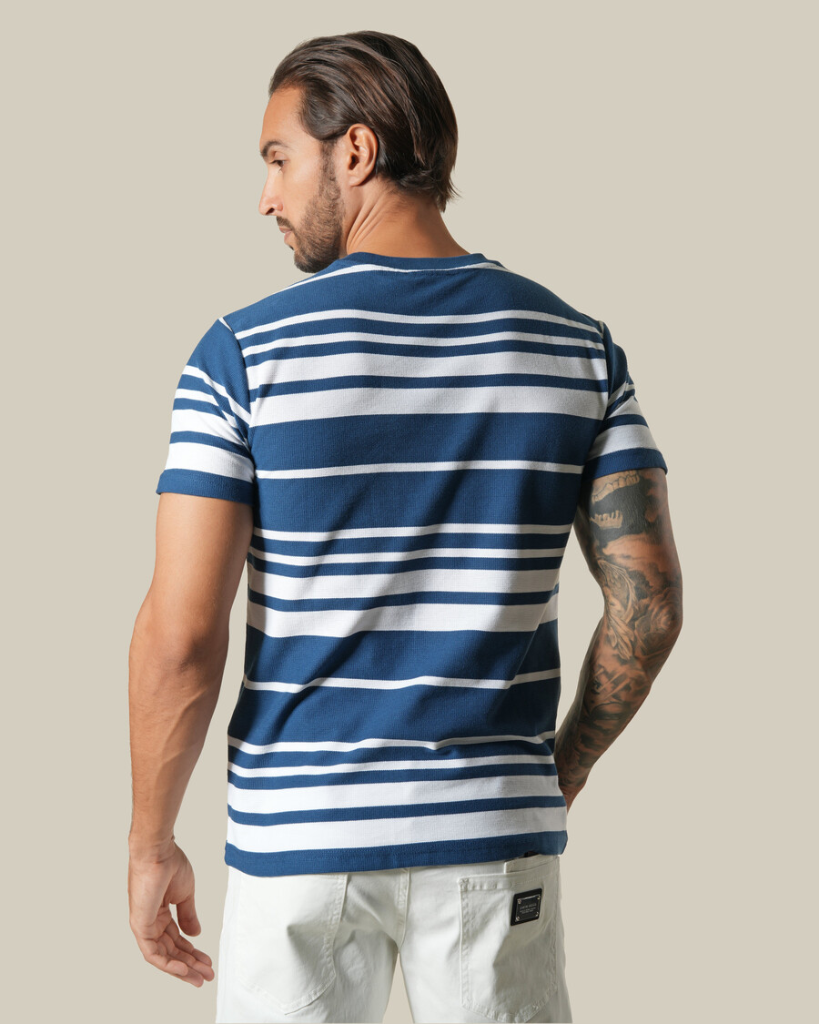 t-shirt rayé en coton