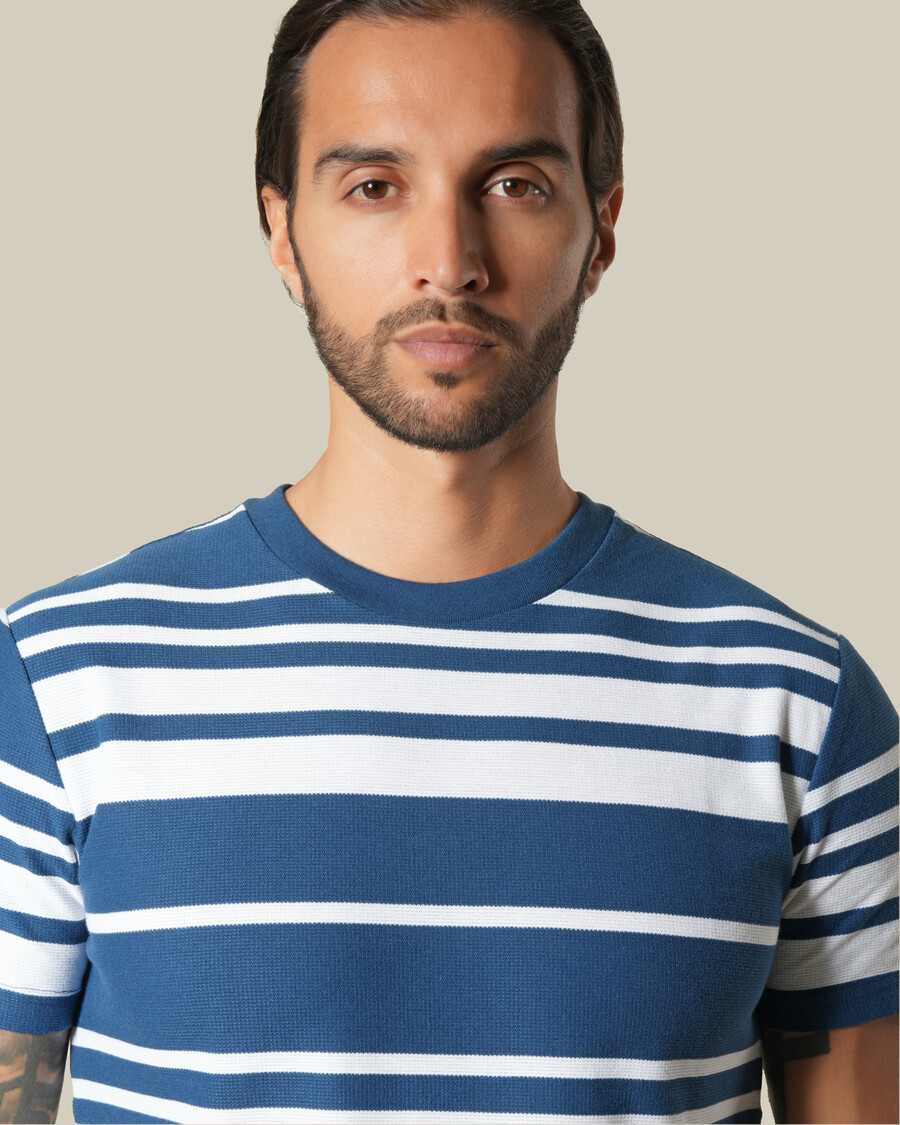 t-shirt rayé en coton