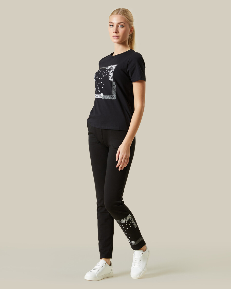t-shirt imprimé cachemire