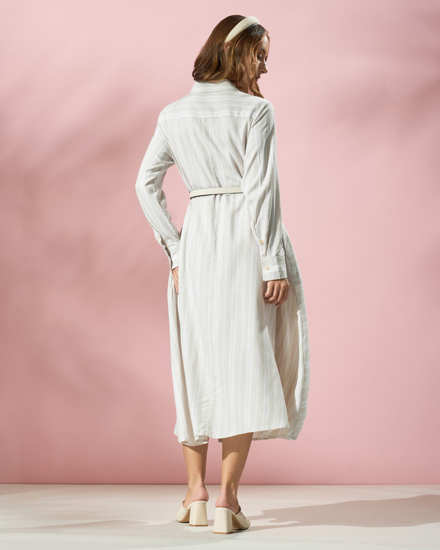 robe maxi rayée