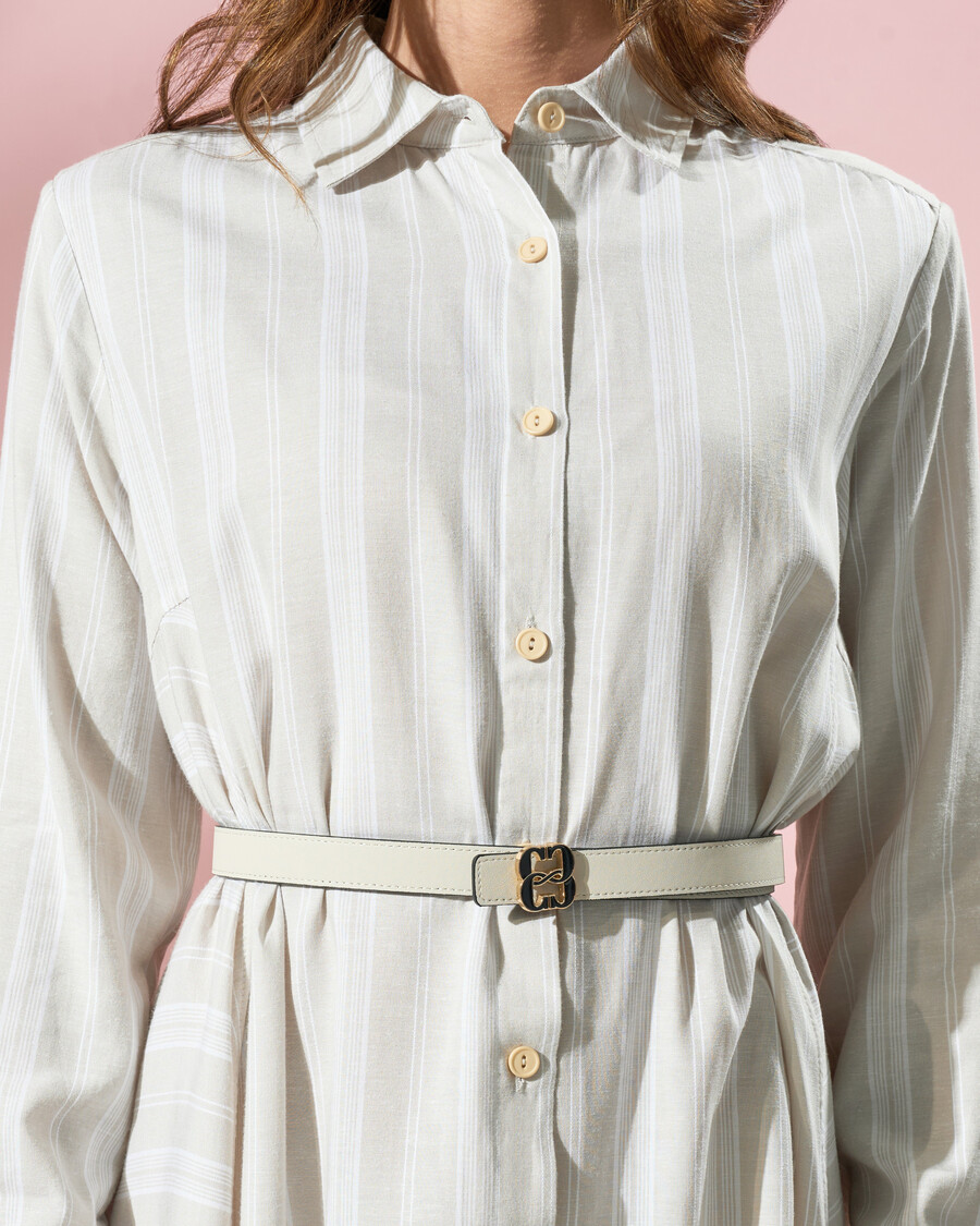 robe maxi rayée