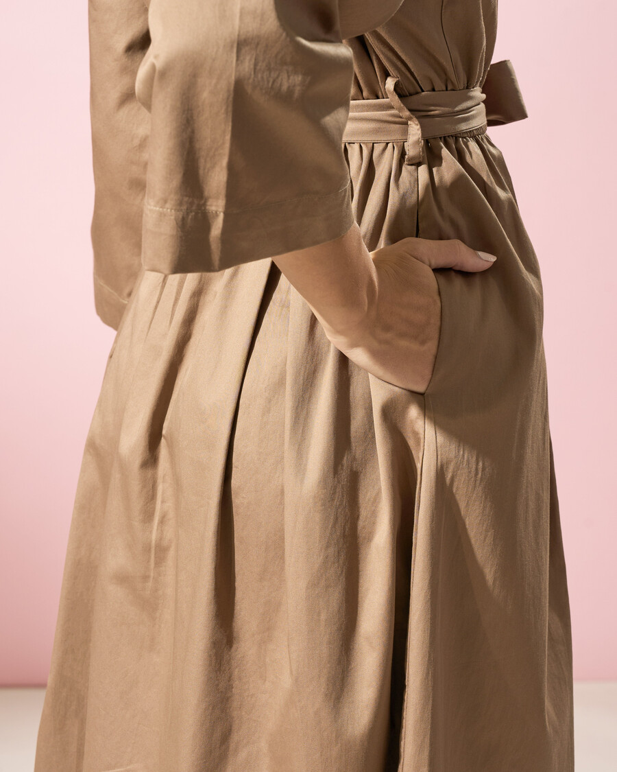 robe maxi ceinturée